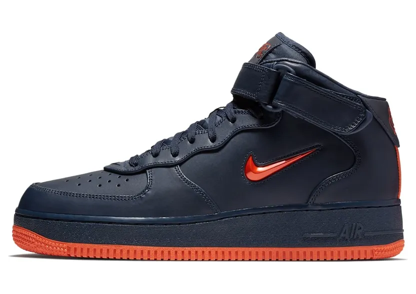Nike Air Force 1 Mid NYC Obsidian Orange (AO1639-400)
