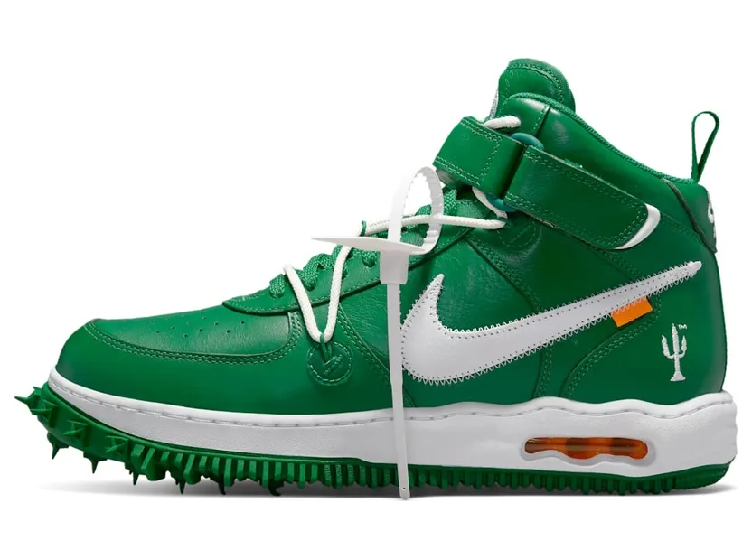 Nike Air Force 1 Mid x Off-White ™ Pine Green/White/White (DR0500-300)