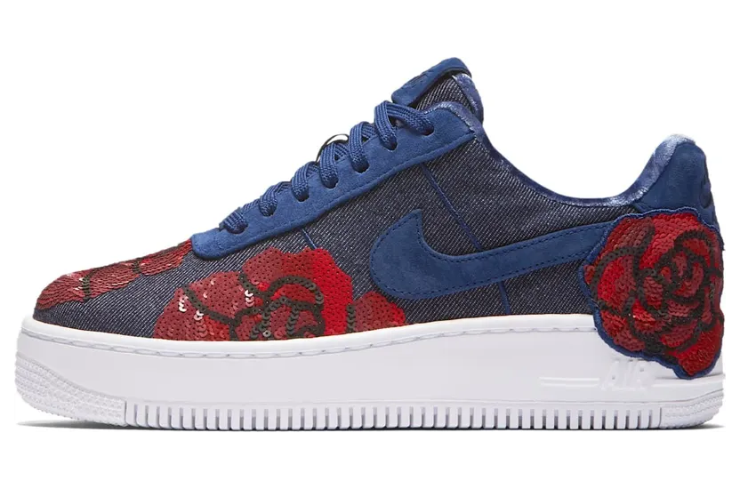 Nike Air Force 1 Upstep Low Denim Rose Blue (W)