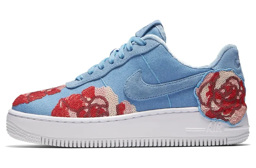 Nike Air Force 1 Upstep Low Denim Rose Sky (W)