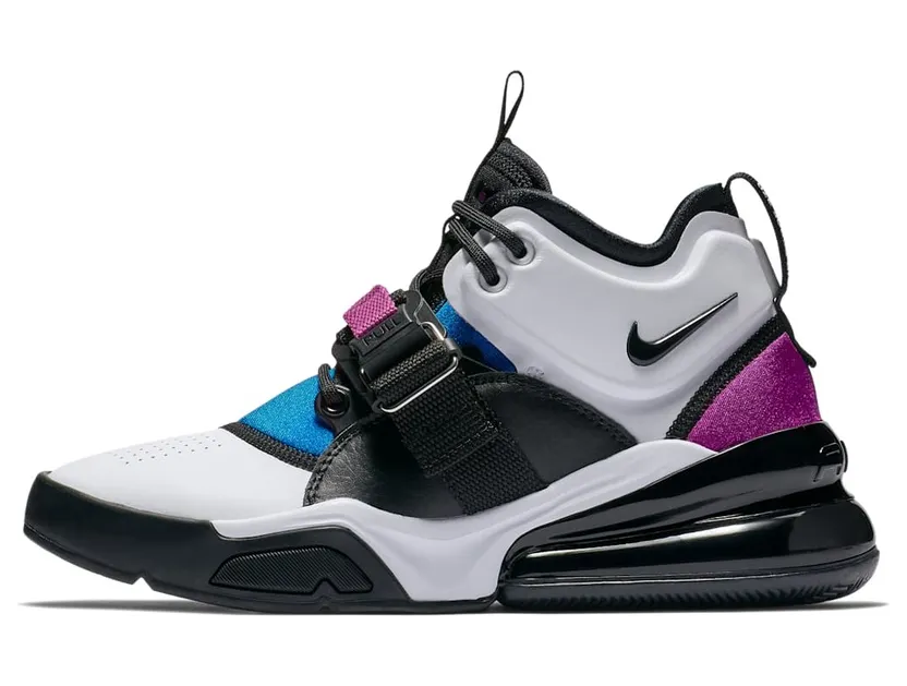 Nike Air Force 270 White Black Lyon Blue (GS)