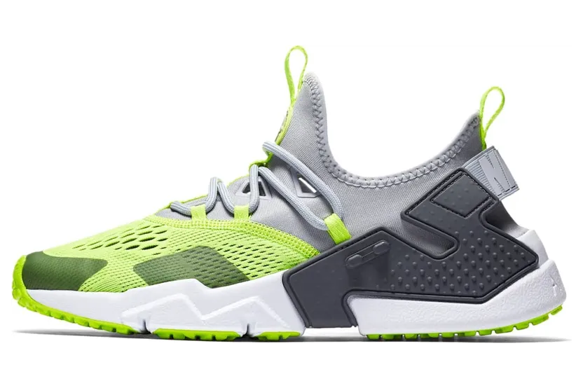 Nike Air Huarache Drift Wolf Grey Volt (AO1133-001)