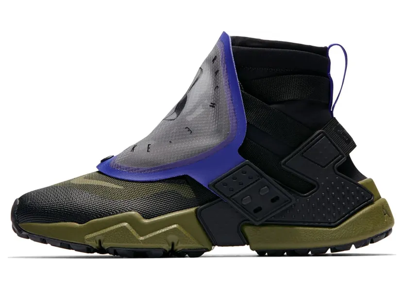 Nike Air Huarache Gripp Black Olive Canvas (AT0298-001)
