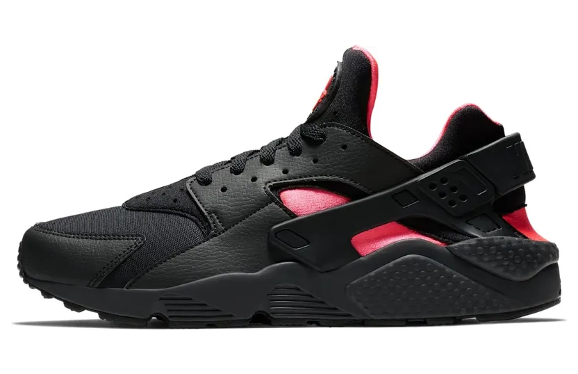 Nike Air Huarache Run Black Solar Red (318429-055)