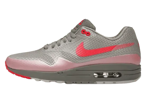 Nike Air Max 1 Hyperfuse Premium Grey Solar Red (2011) (454745-003)
