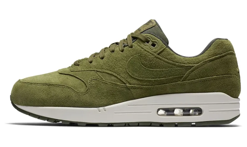 Nike Air Max 1 Olive Canvas Suede (875844-301)