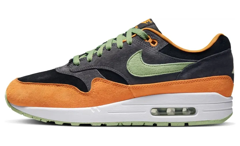 Nike Air Max 1 Premium Anthracite/Black/Kumquat/Honeydew (DZ0482-001)