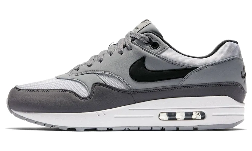 Nike Air Max 1 White Black Wolf Grey (AH8145-101)