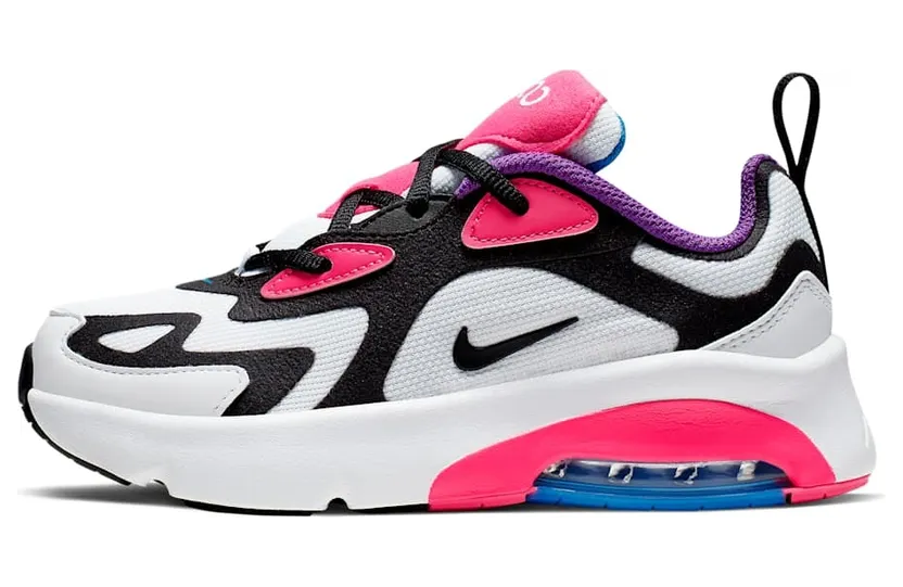 Nike Air Max 200 White Hyper Pink Black (PS)