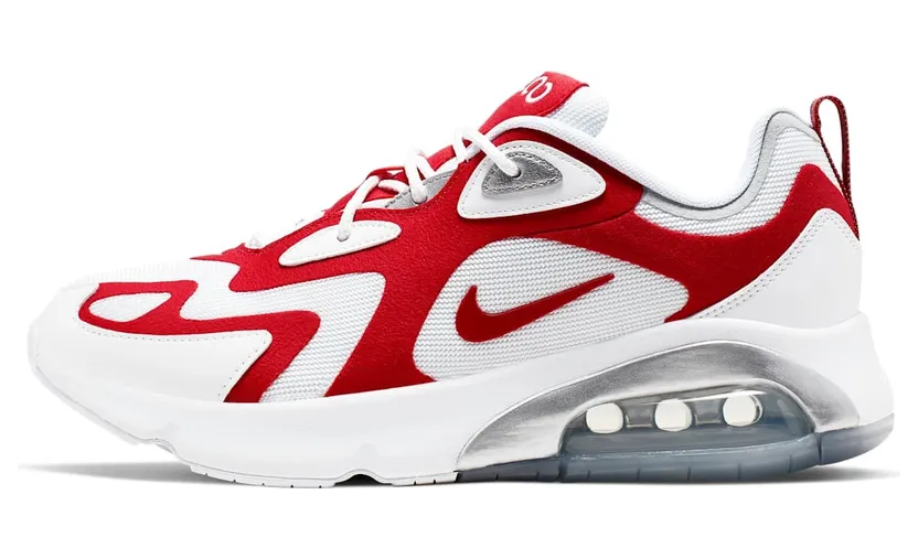 Nike Air Max 200 White University Red (AQ2568-100)