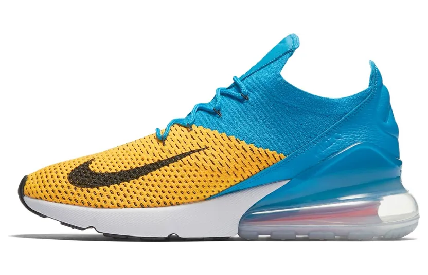 Nike Air Max 270 Flyknit Laser Orange Blue Orbit (AO1023-800)