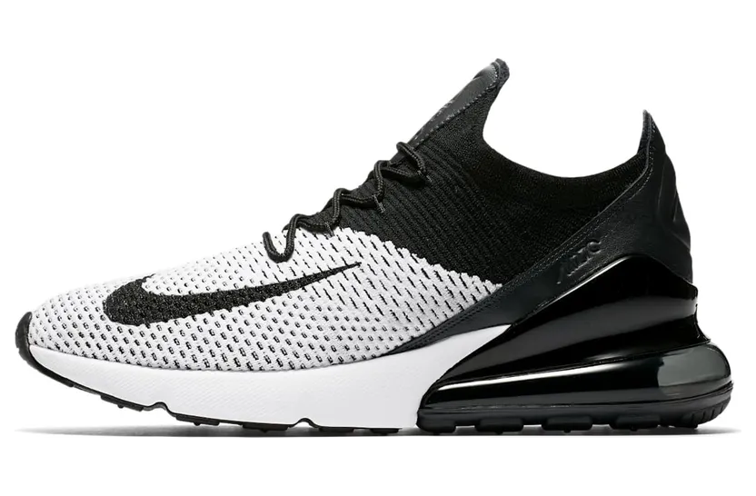 Nike Air Max 270 Flyknit White Black (AO1023-100)