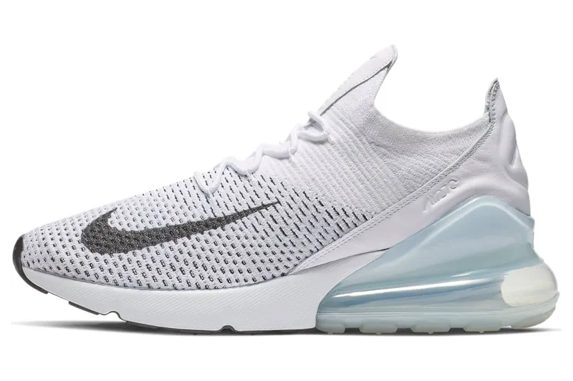 Nike Air Max 270 Flyknit White Black (W)