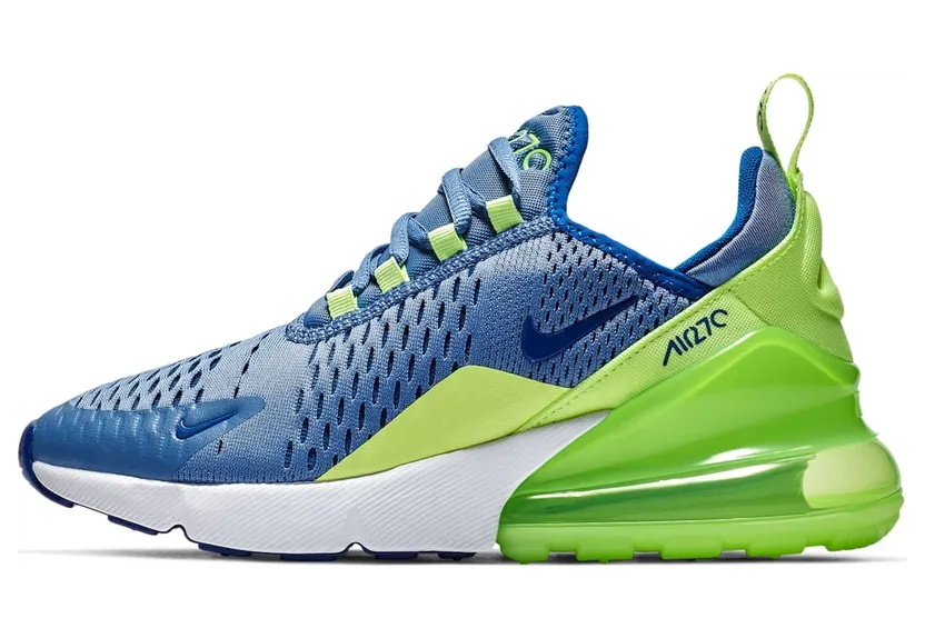 Nike Air Max 270 Indigo Storm Lime Blast (GS)