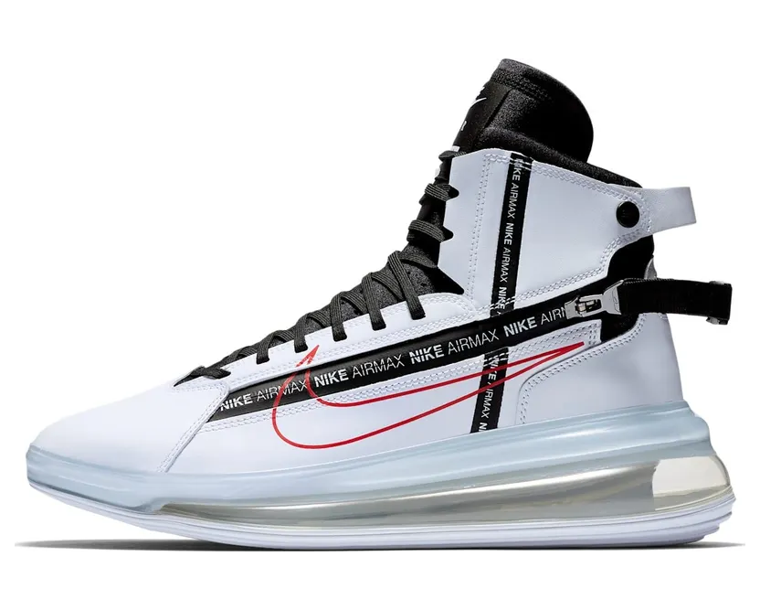 Nike Air Max 720 Saturn White Black Red (AO2110-100)