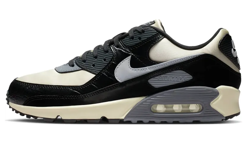 Nike Air Max 90 “Croc – Coconut Milk / Black” (IO4468-100)