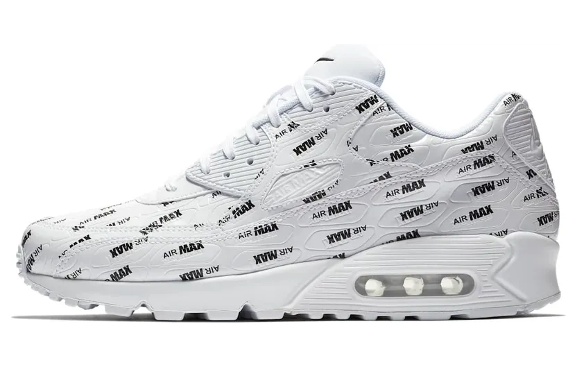Nike Air Max 90 All Over Print White Black (700155-103)