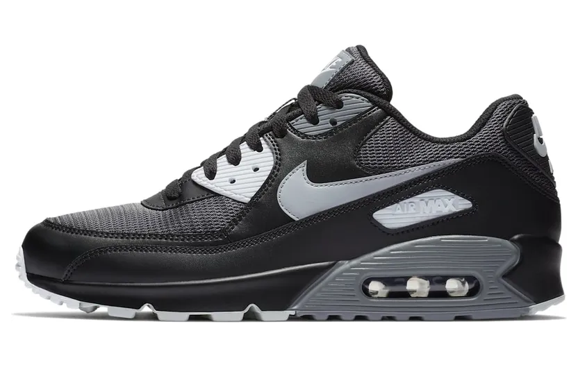 Nike Air Max 90 Black Wolf Grey Dark Grey (AJ1285-003)