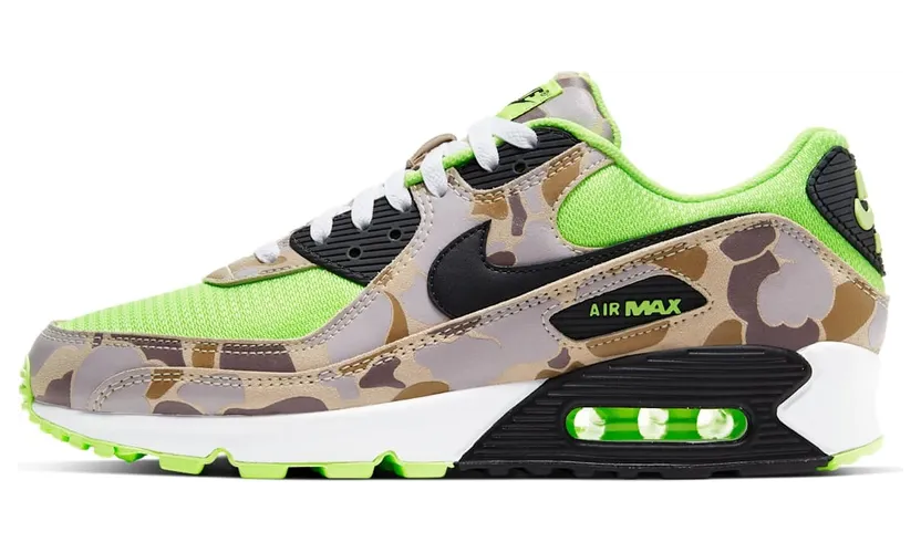 Nike Air Max 90 Duck Camo Volt (2020) (CW4039-300)