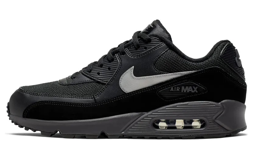Nike Air Max 90 Essential Black Silver (AJ1285-023)