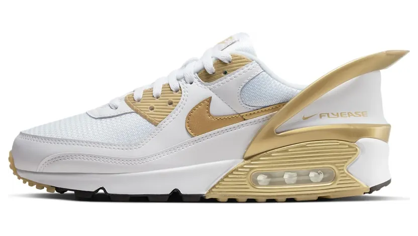Nike Air Max 90 Flyease White Gold (CU0814-100)