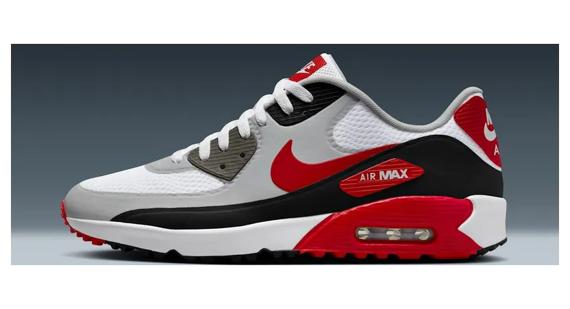 Nike Air Max 90 Golf White Black University Red (DX5999-162)