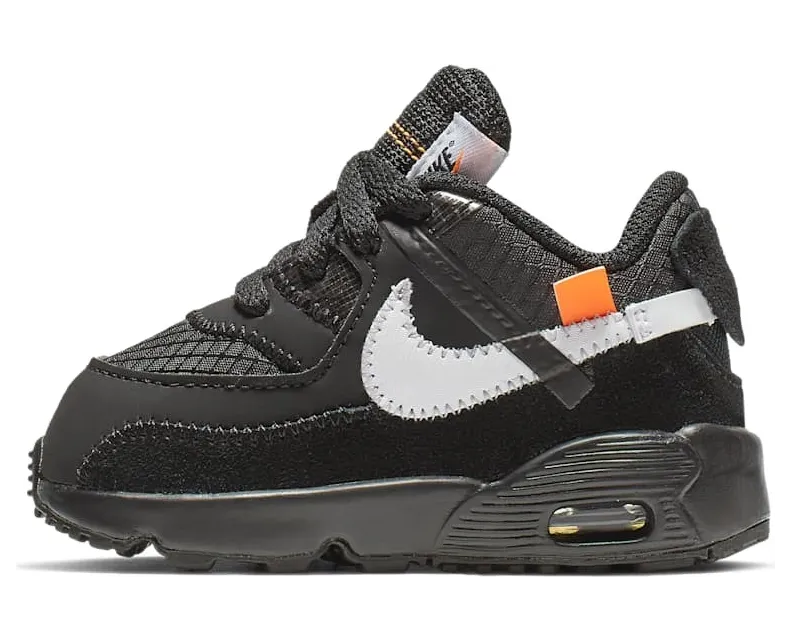 Nike Air Max 90 OFF-WHITE Black White (TD)