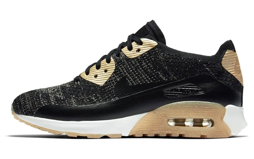 Nike Air Max 90 Ultra Flyknit Metallic Gold (W)