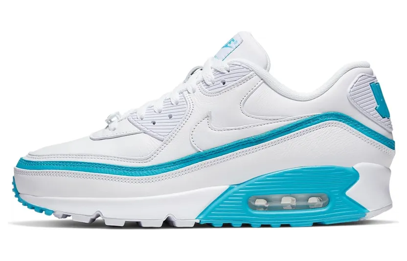 Nike Air Max 90 Undefeated White Blue Fury (CJ7197-102)