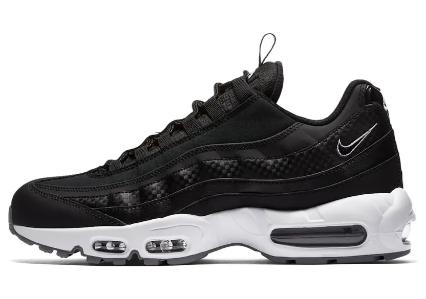 Nike Air Max 95 Pull Tab Black White (AQ4129-002)