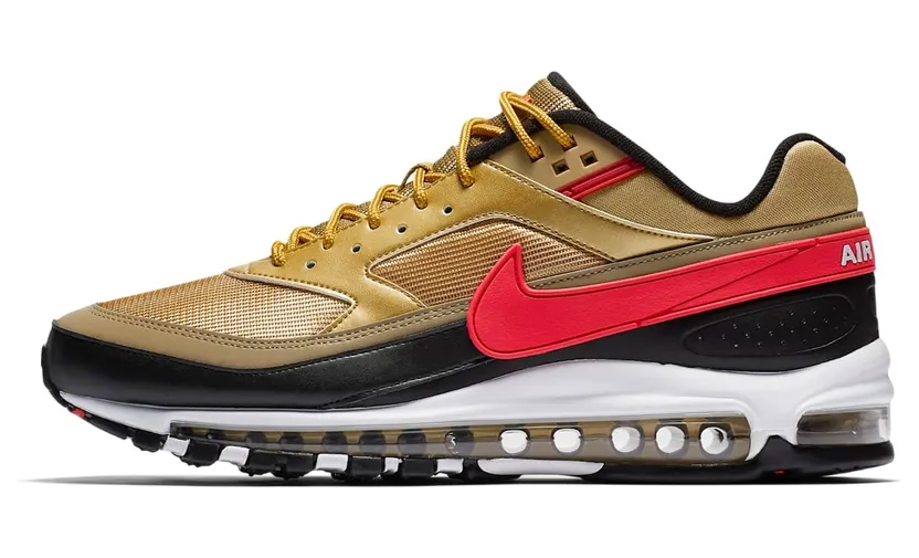 Nike Air Max 97 BW Metallic Gold University Red Black (AO2406-700)