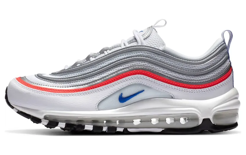 Nike Air Max 97 Metallic Silver Flash Crimson Racer Blue (W)