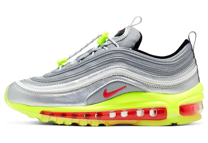 Nike Air Max 97 Rft Metallic Silver Red Orbit Volt (GS)