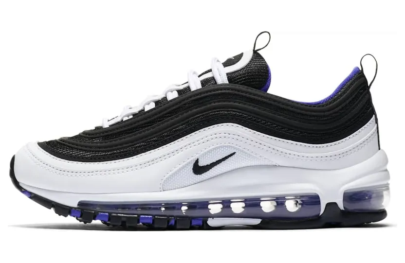 Nike Air Max 97 White Black Persian Violet (GS)
