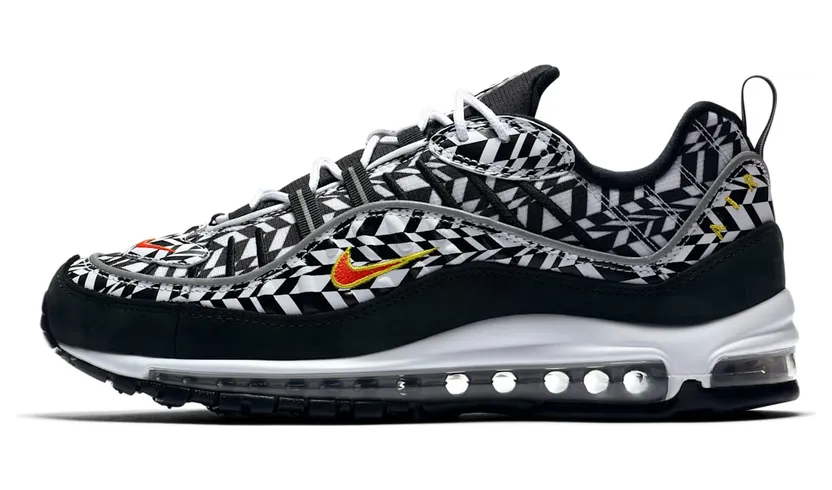Nike Air Max 98 AOP Camo Black White (AQ4130-100)