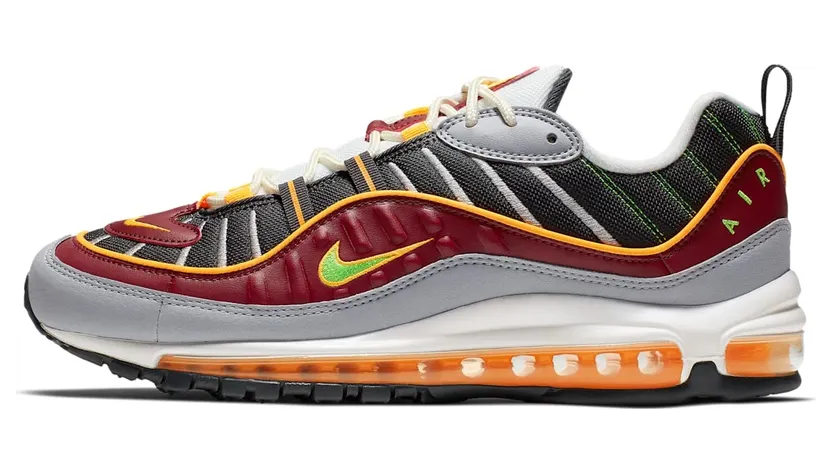 Nike Air Max 98 Team Red Green Strike (640744-603)
