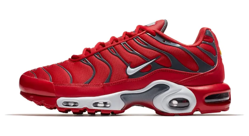 Nike Air Max Plus University Red Pure Platinum (852630-600)