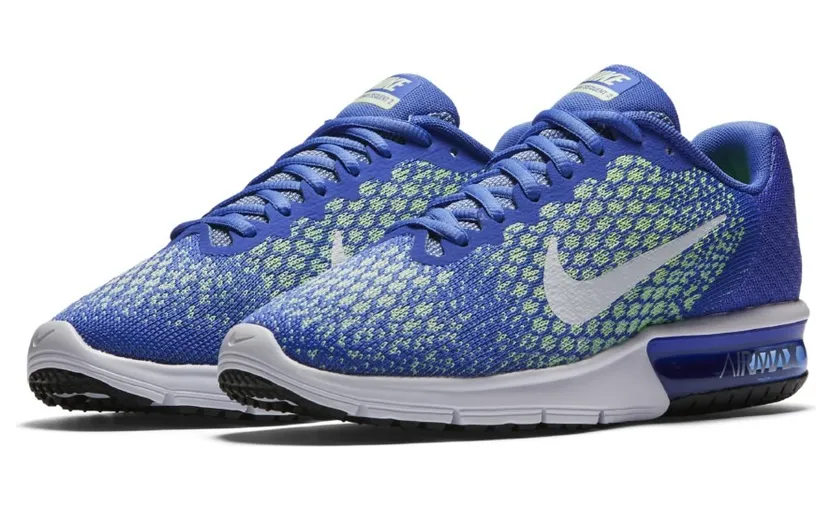 Nike Air Max Sequent 2 Medium Blue Ghost Green (W)