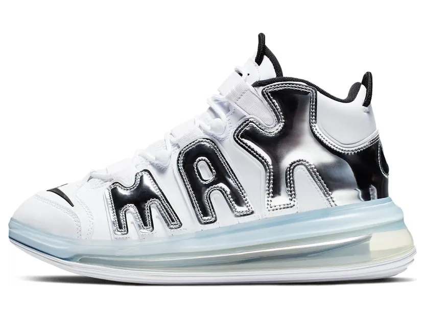 Nike Air More Uptempo 720 White Metallic Silver (BQ7668-100)