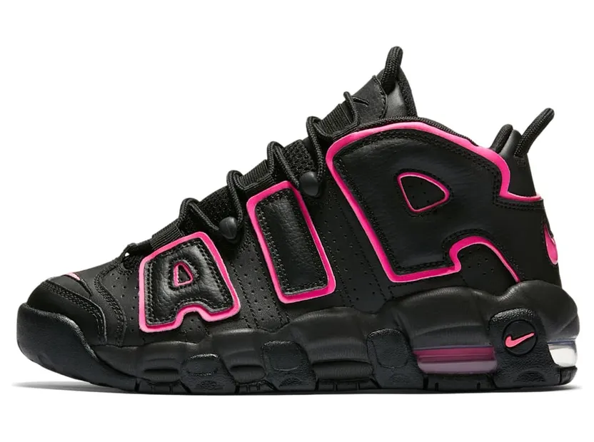 Nike Air More Uptempo Black Pink Blast (GS)