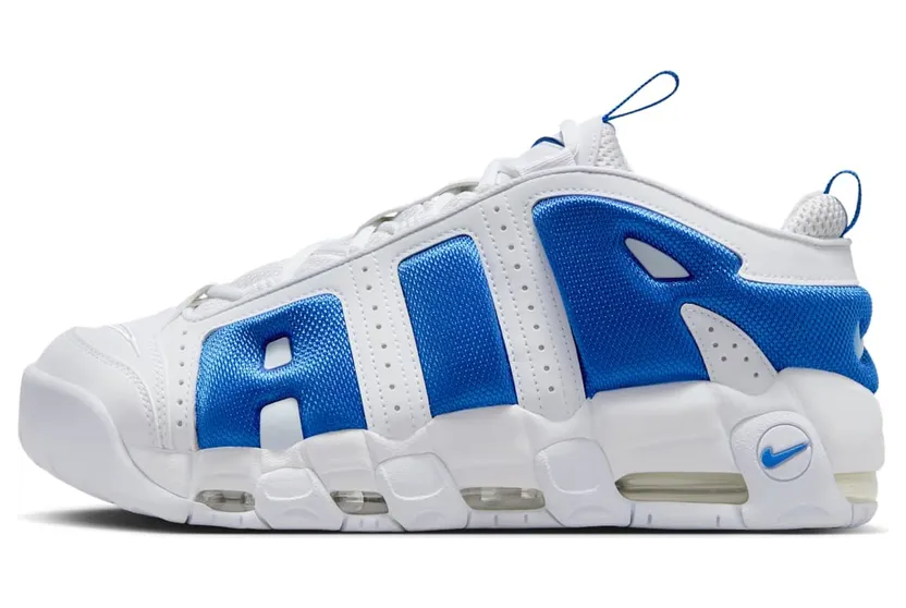 Nike Air More Uptempo Low “White Hyper Royal” (FZ3055-101)