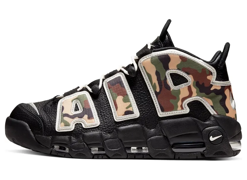 Nike Air More Uptempo QS ‘Black Camo’ (2019) (CJ6122-001)