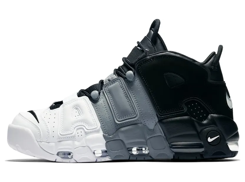 Nike Air More Uptempo Tricolor Black Grey White (921948-002)
