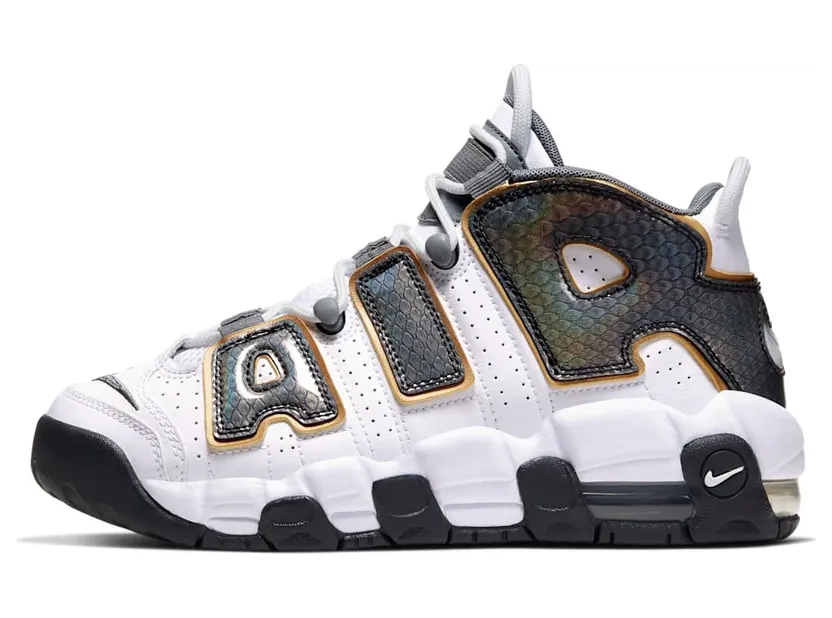 Nike Air More Uptempo White Anthracite Snakeskin (GS)