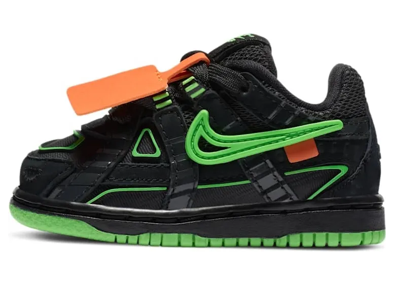 Nike Air Rubber Dunk Off-White Green Strike (TD)