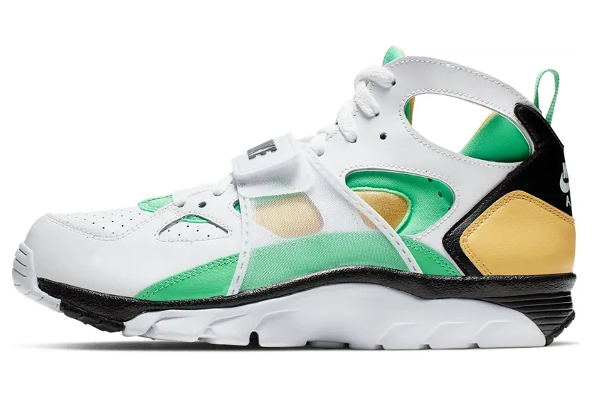 Nike Air Trainer Huarache White Topaz Gold Electro Green (679083-108)