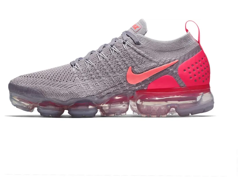 Nike Air VaporMax 2 Atmosphere Grey Crimson Pulse (W)
