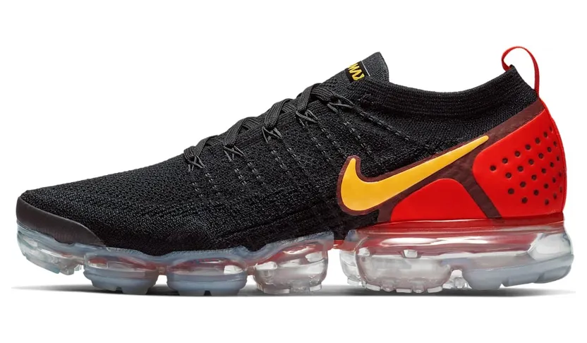 Nike Air VaporMax 2 Black Laser Orange Total Crimson (942842-005)