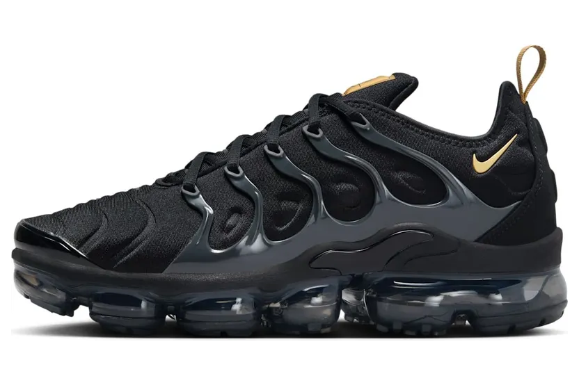 Nike Air VaporMax Plus Black Metallic Gold Anthracite (BQ5068-001)