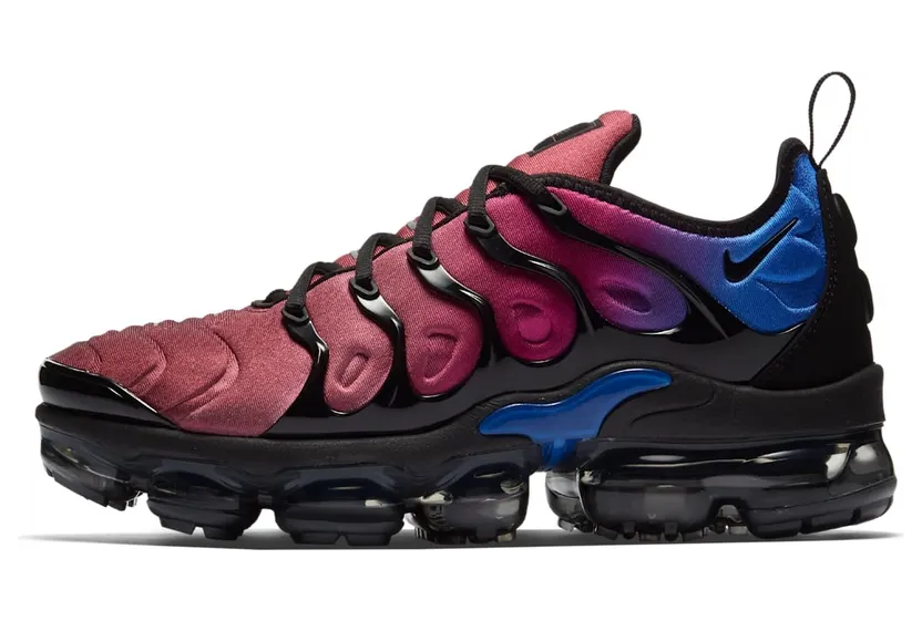 Nike Air VaporMax Plus Black Team Red Hyper Violet (W)